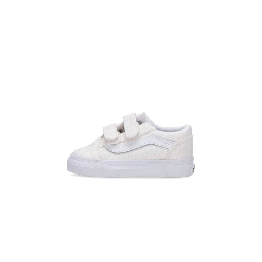 Vans Glittriga Vita Old Skool Sneakers White, Unisex