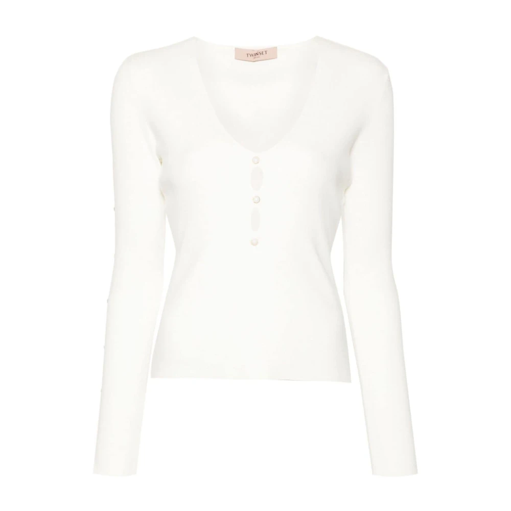 Twinset Chic Sweater Set White Dames