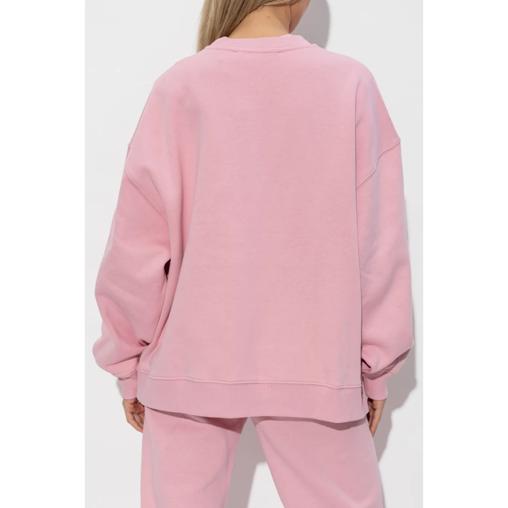 Rotate Birger Christensen Sweatshirt met logo Pink Dames