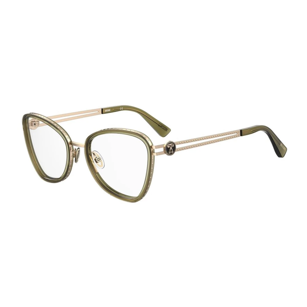 Moschino Bicolor Metalen Frame Bril voor Vrouwen Multicolor Dames
