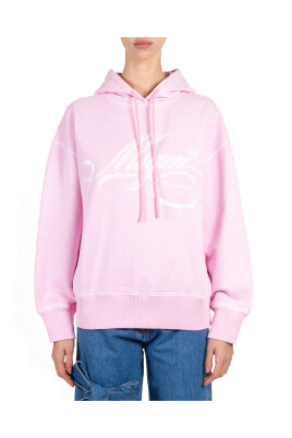 sweatshirt-rose-en-coton-avec-logo