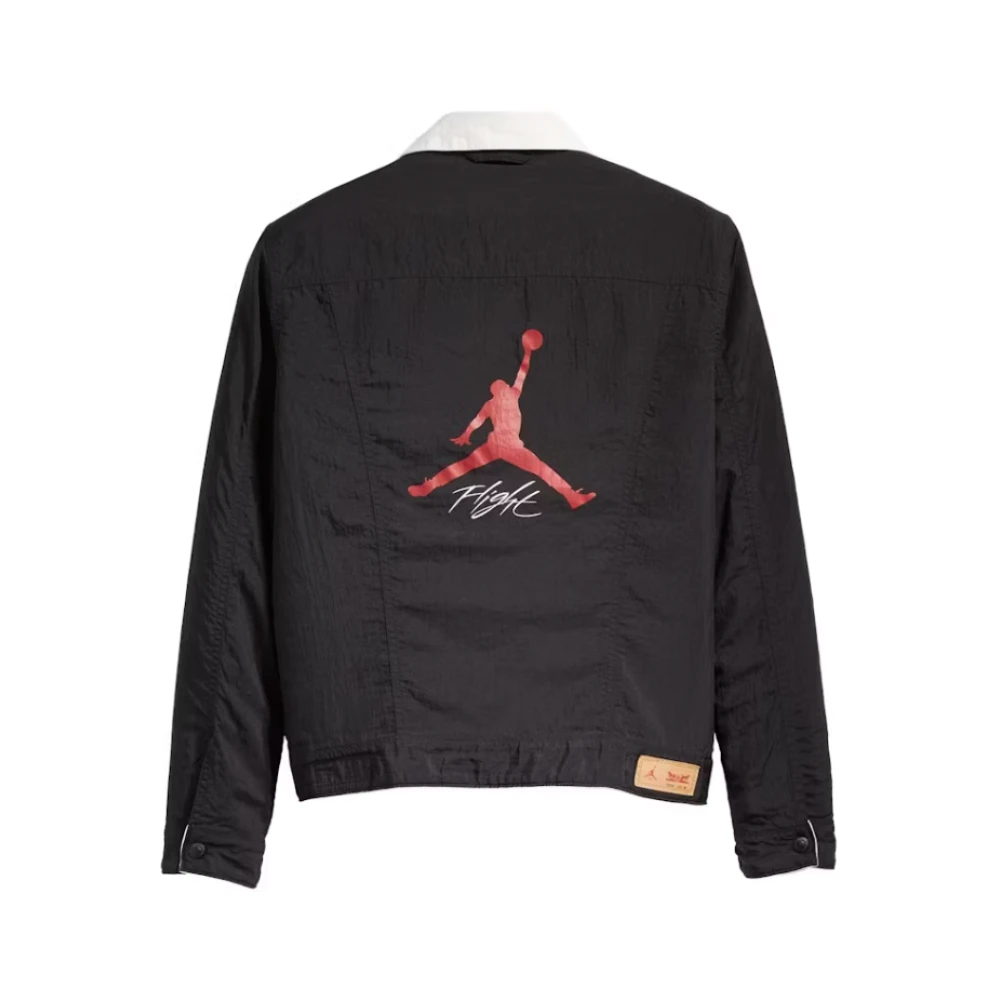 Jordan Omkeerbare Trucker Jack Wit Zwart White Heren