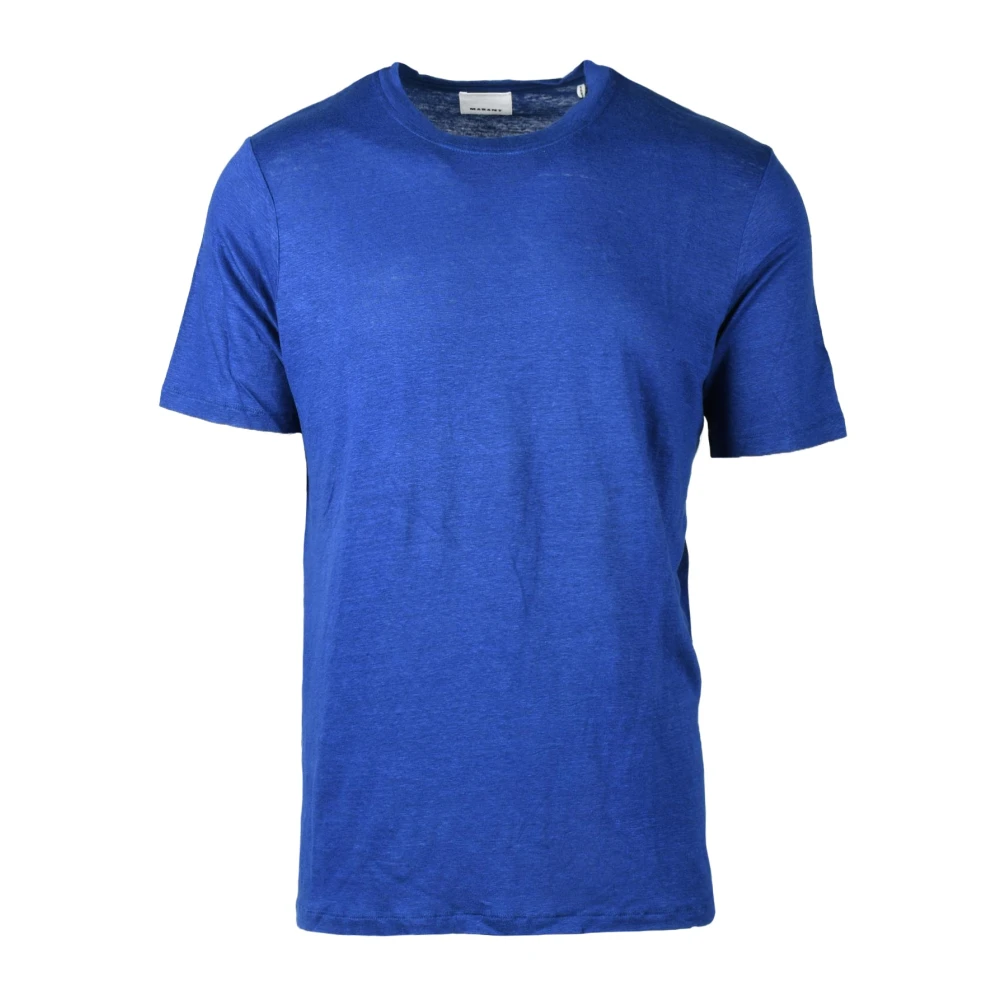 Isabel marant Linnen T-shirt Blue Heren