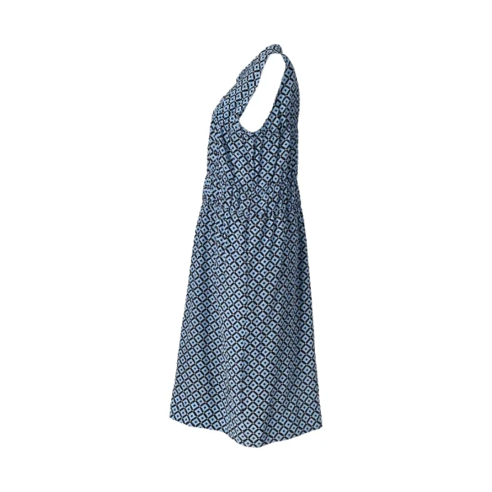 Marni Pre-owned Silk dresses Blue Dames