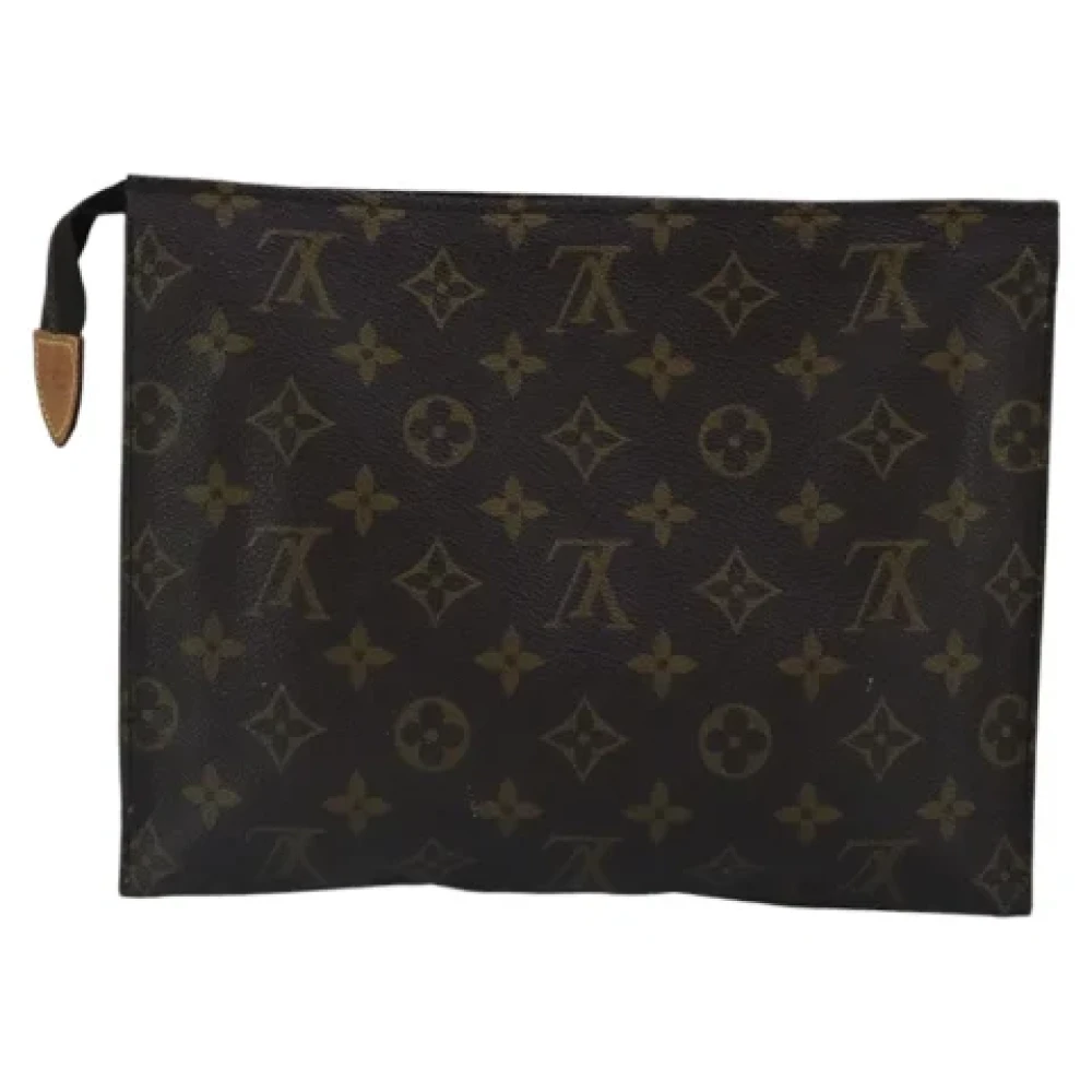 Louis Vuitton Vintage Pre-owned Canvas pouches Brown Dames