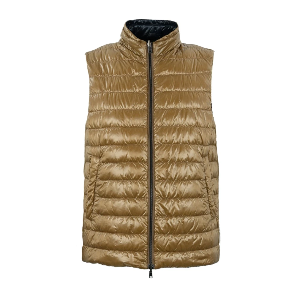 Herno Reversibele Quilted Puffer Jacket Brown Heren