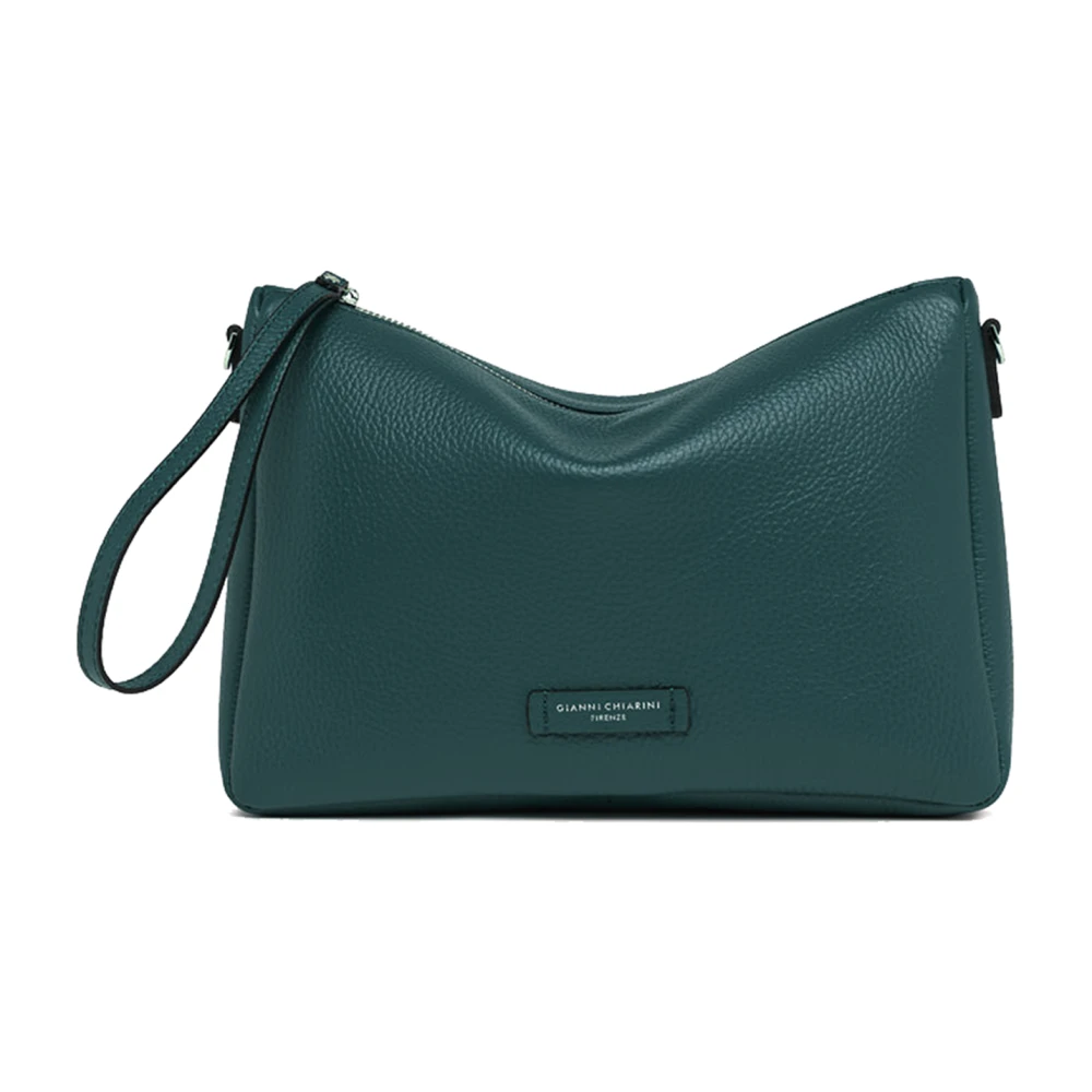 Gianni Chiarini Groene Nora Pouch Leren Tas Green Dames