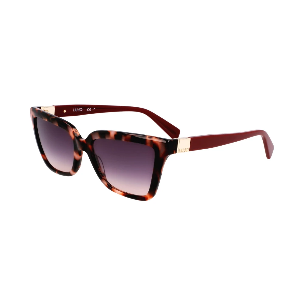 Liu Jo Pink Woman Lj803s 658 Sunglasses Acetate Squared Normal - Image 2