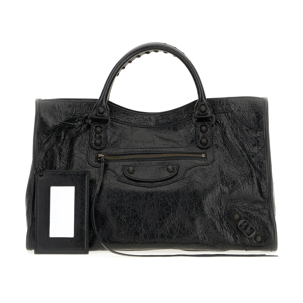 Balenciaga Women's Black Le City Medium Bag - Handbags - One Size - Bags