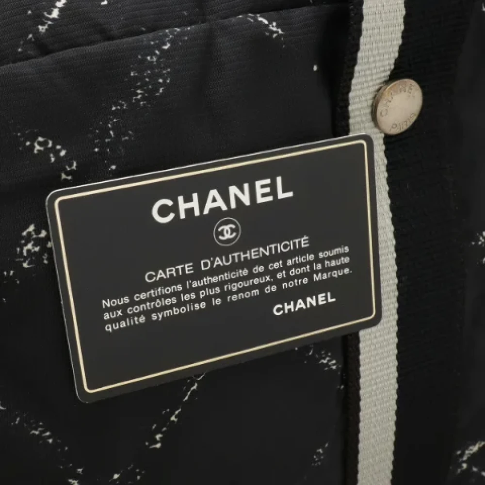 Chanel Vintage Pre-owned Canvas chanel-bags Black Dames