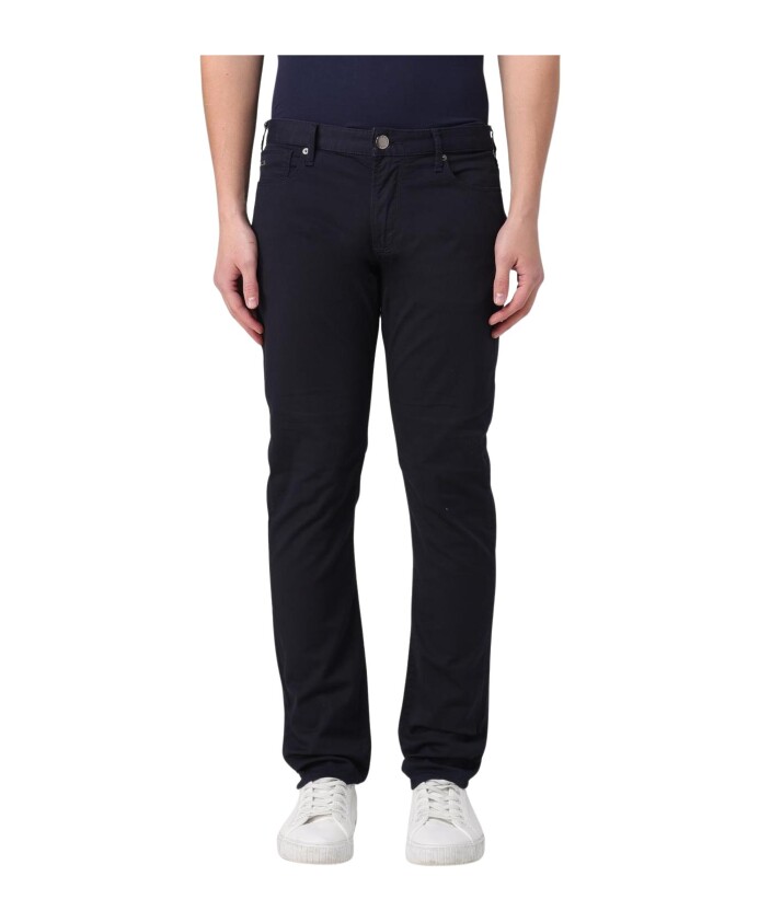 pantalon-classique-en-coton-stretch-bleu