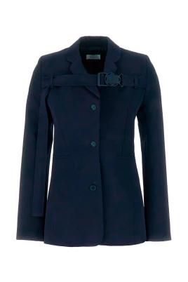 Ullblazer med Central Ryggslits