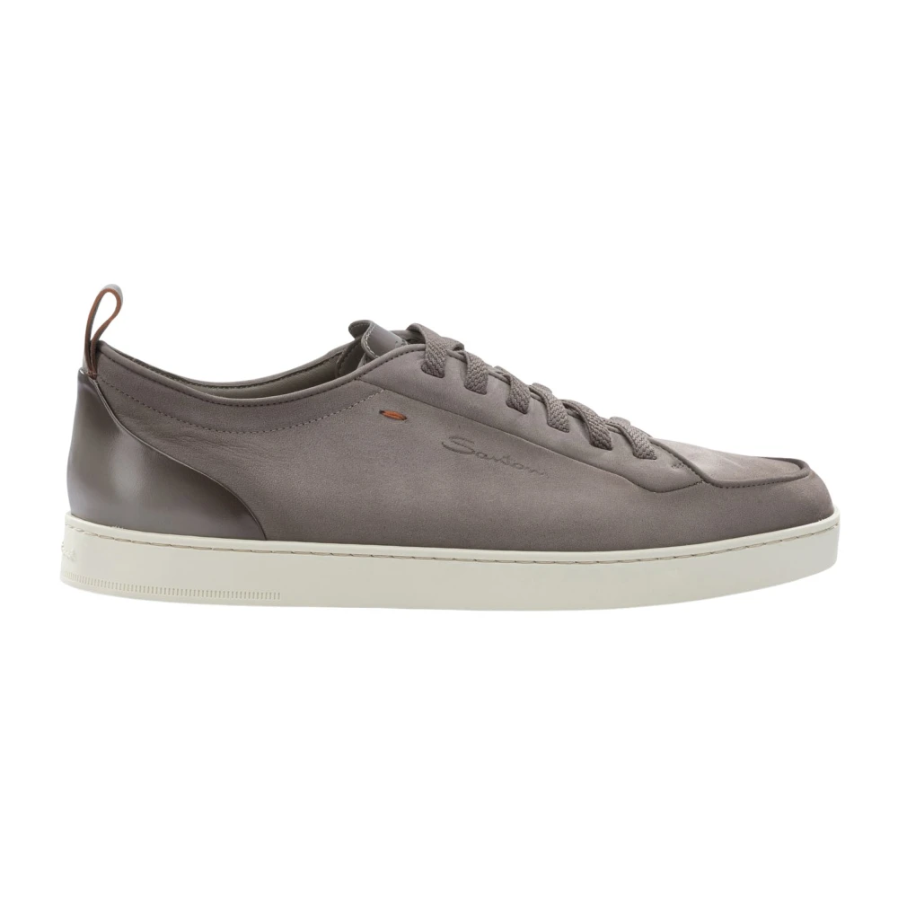 Santoni Men's Gray Montecarlo Sneakers