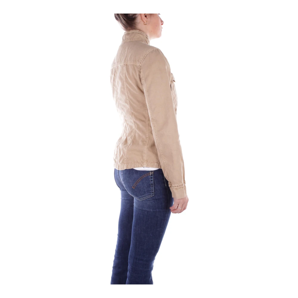 Fay Light Jackets Beige Dames