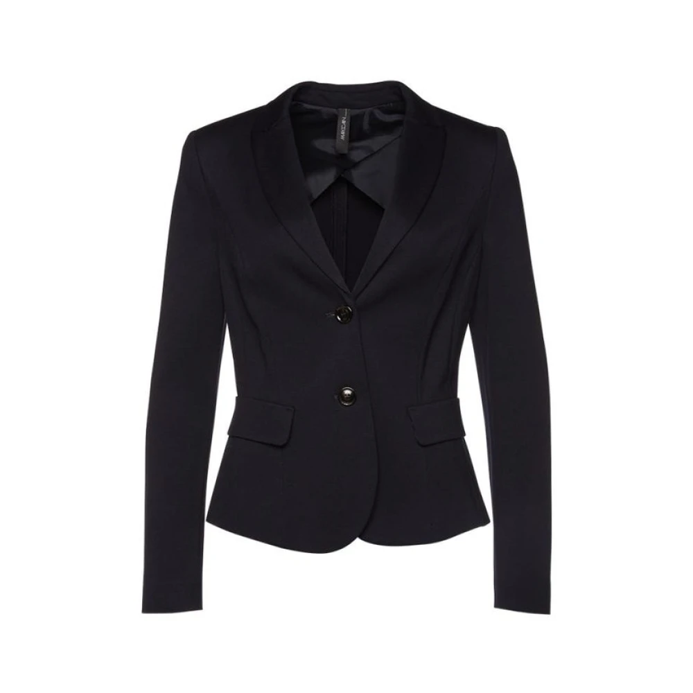 Marc Cain Women's Blue Midnight Jersey Blazer Jacket