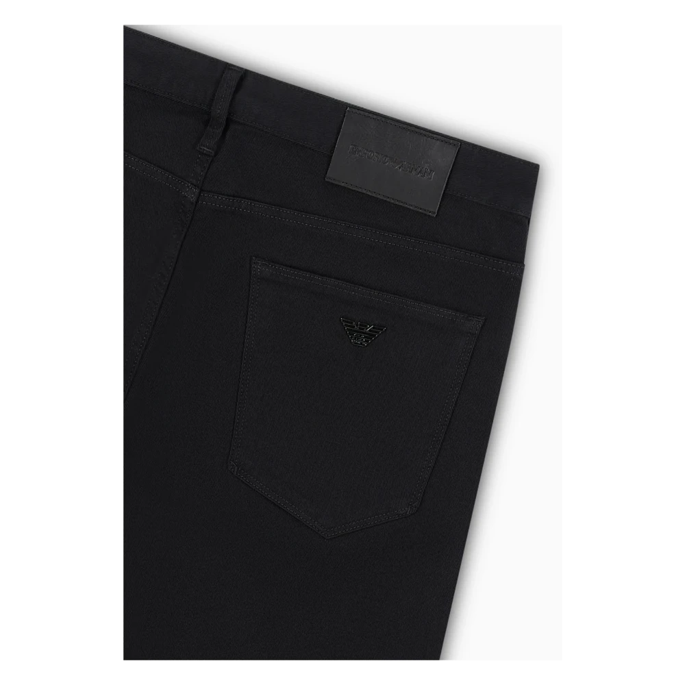 Emporio Armani Slim Fit Zwarte Jeans Black Heren