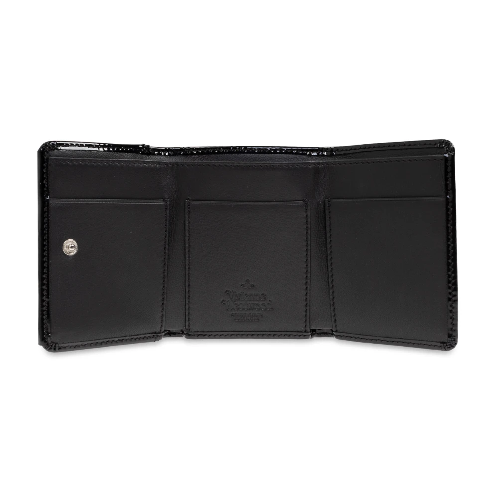Vivienne Westwood Portemonnee met logo Black Dames