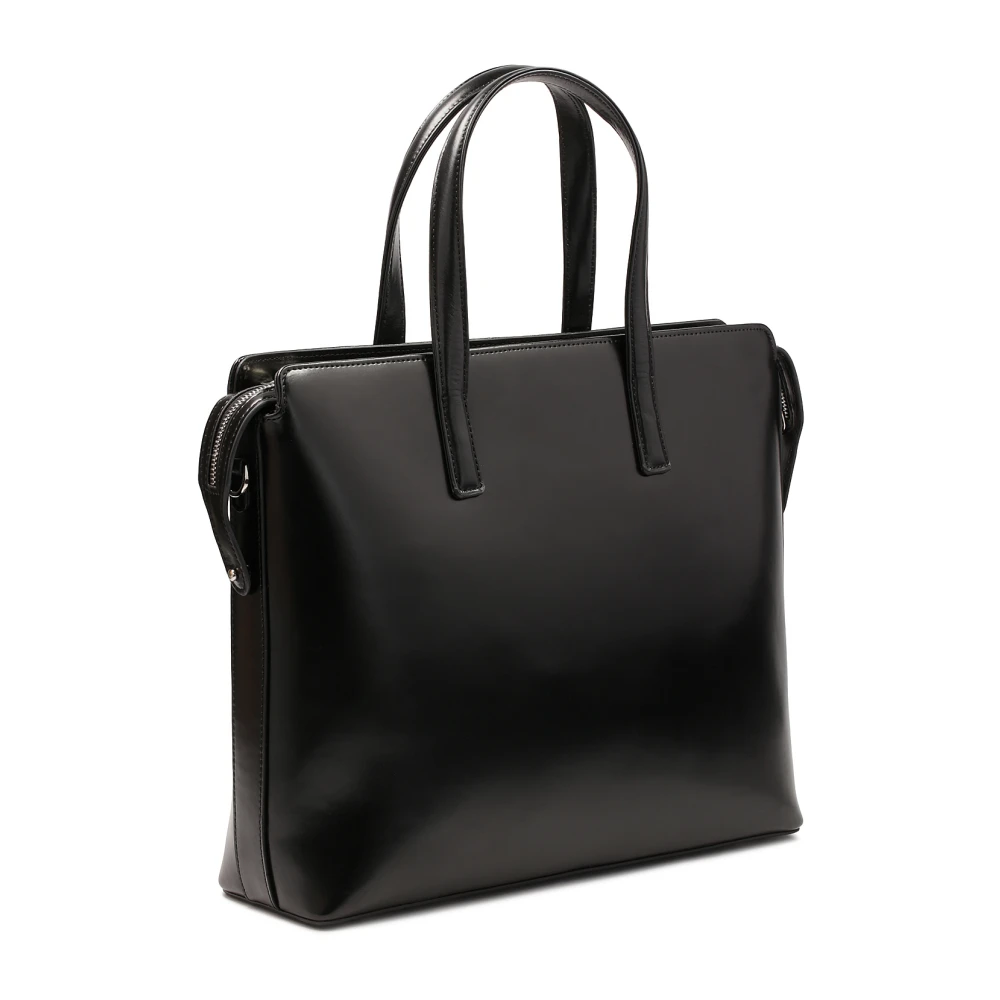 Kazar Zwarte leren zakelijke stijl handtas Black Dames