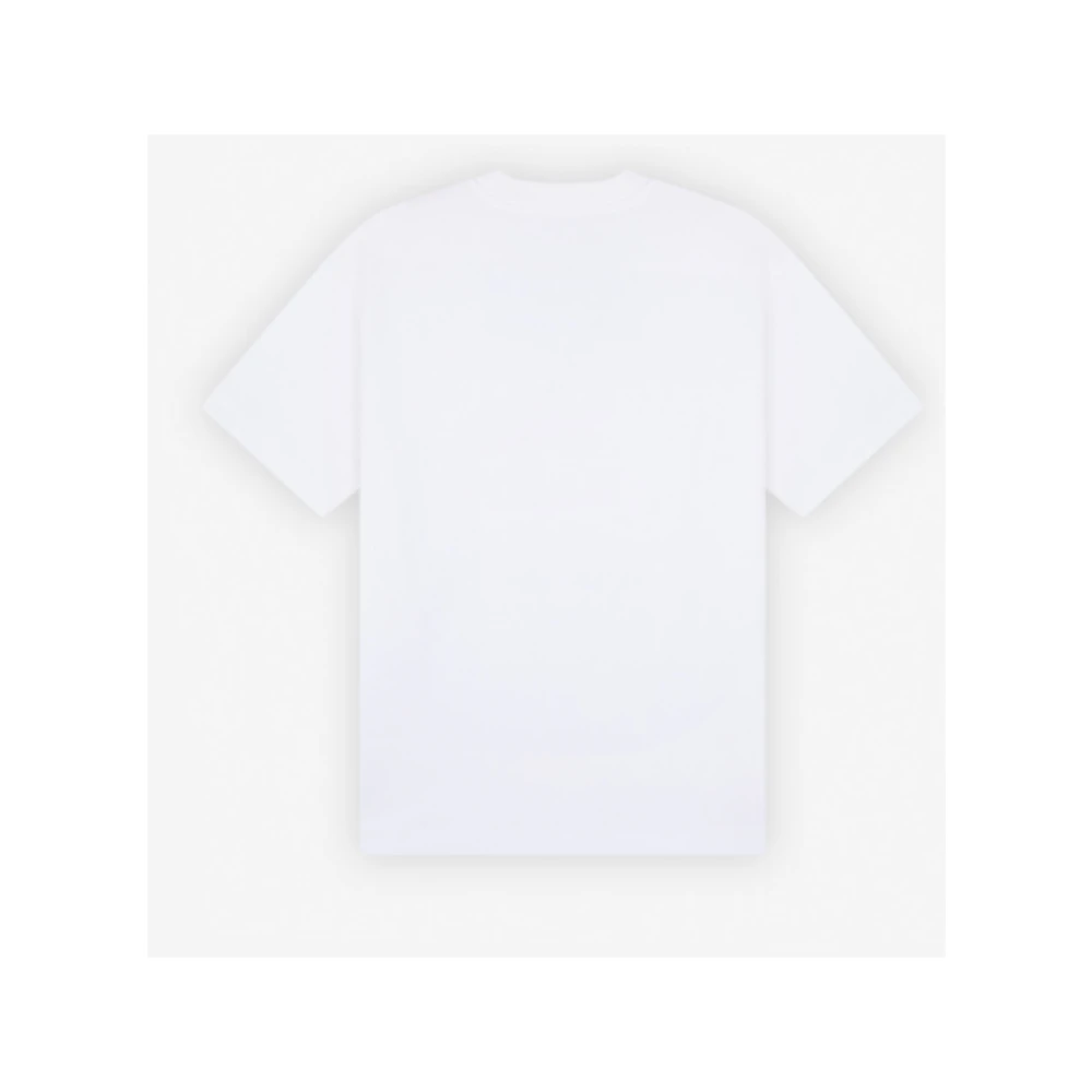 Barbour Maison Kitsuné Beaufort Fox T-Shirt White Heren