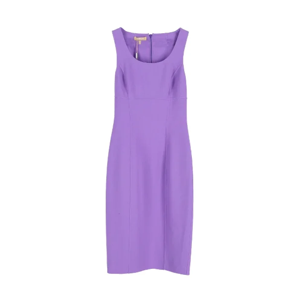 Michael Kors Pre-owned Wool dresses Purple Dames