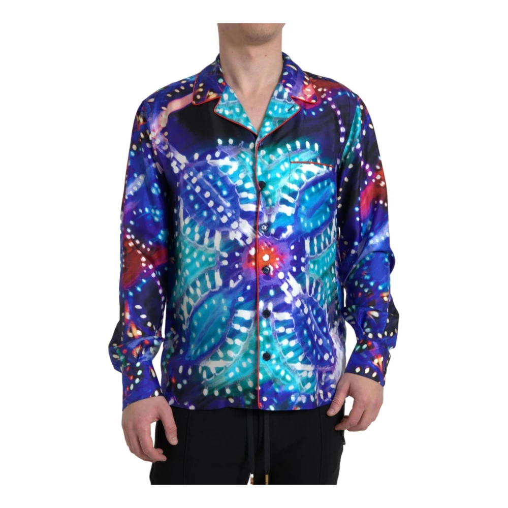 Dolce & Gabbana Herren Multicolor Shirts, Mehrfarbig, Lgröße: