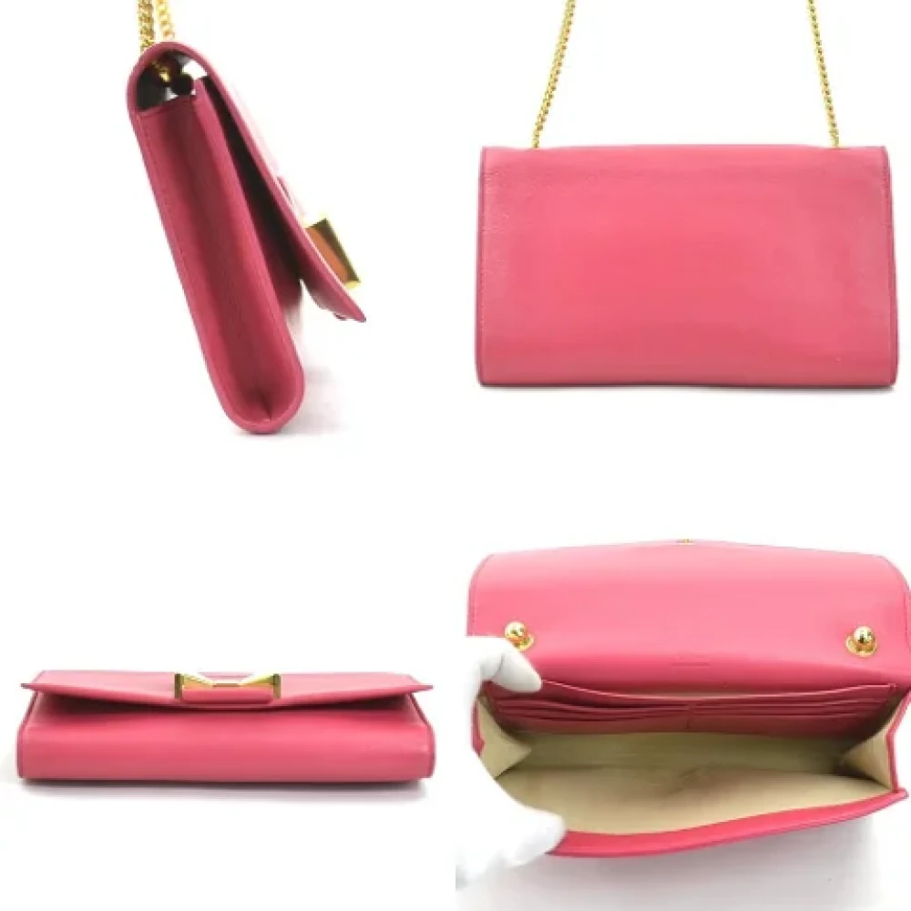 Chloé Pre-owned Leather shoulder-bags Pink Dames