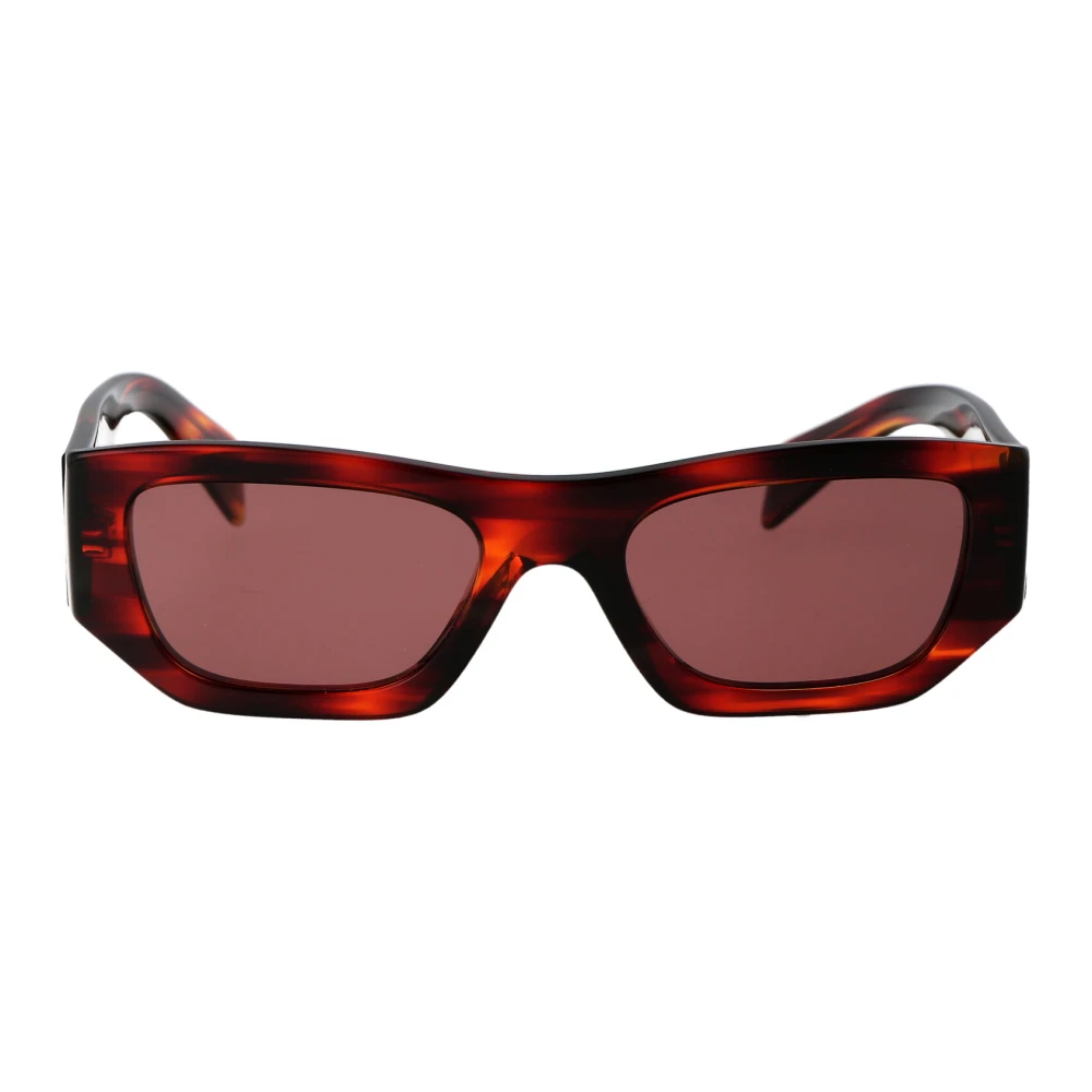 Prada Unisex Violet Pr A01s 13O80b Sunglasses Acetate Red Pillow Normal - Image 3