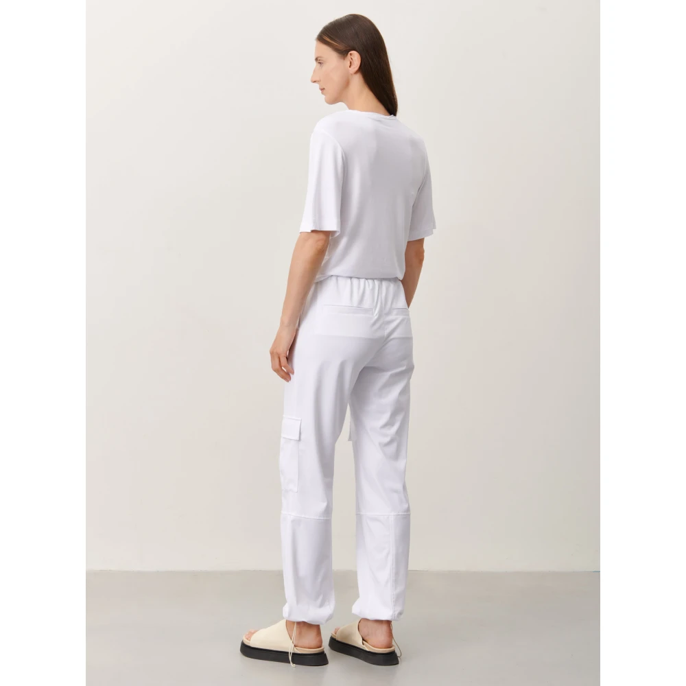 Jane Lushka Logo T-Shirt | Wit White Dames