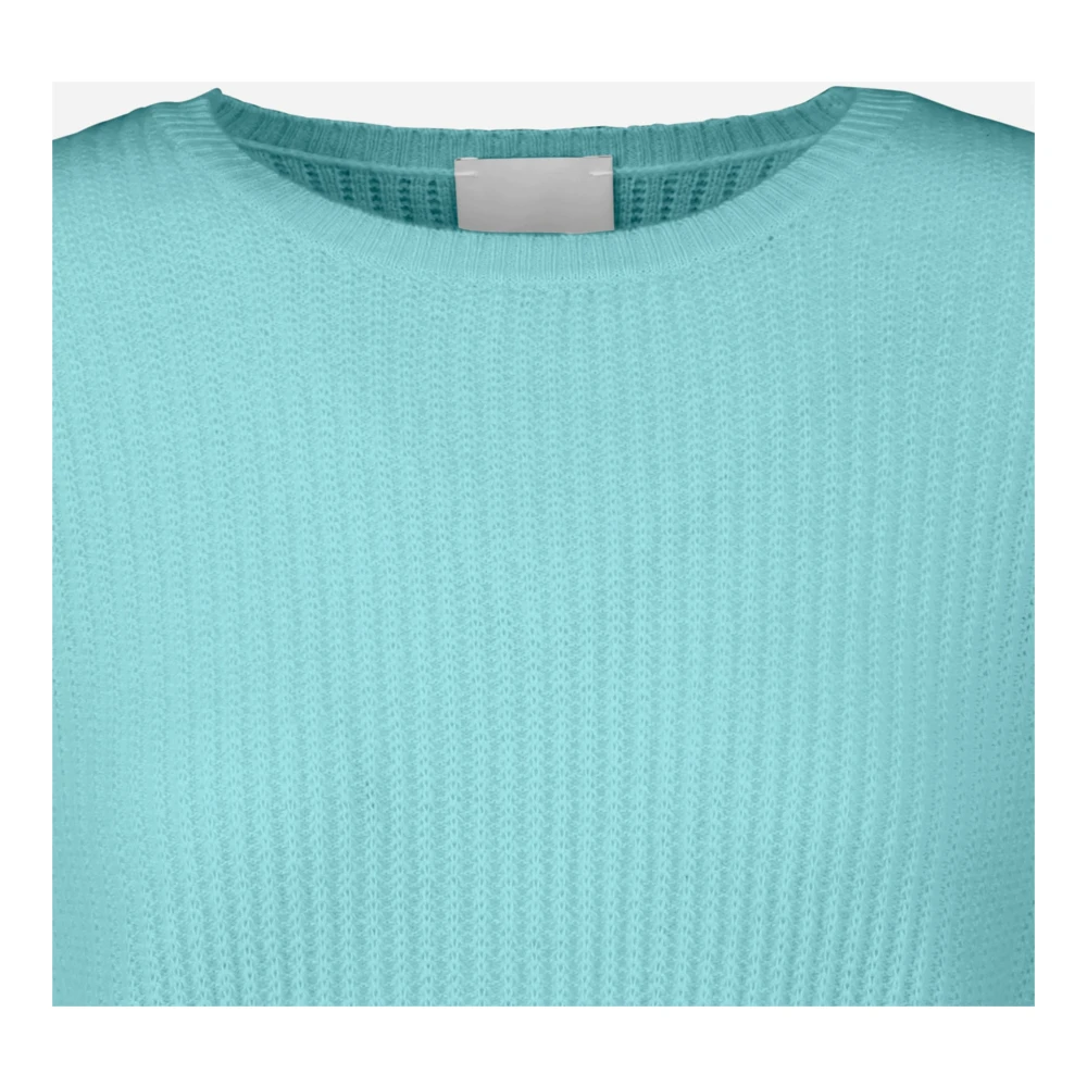 allude Round-neck Knitwear Blue Dames