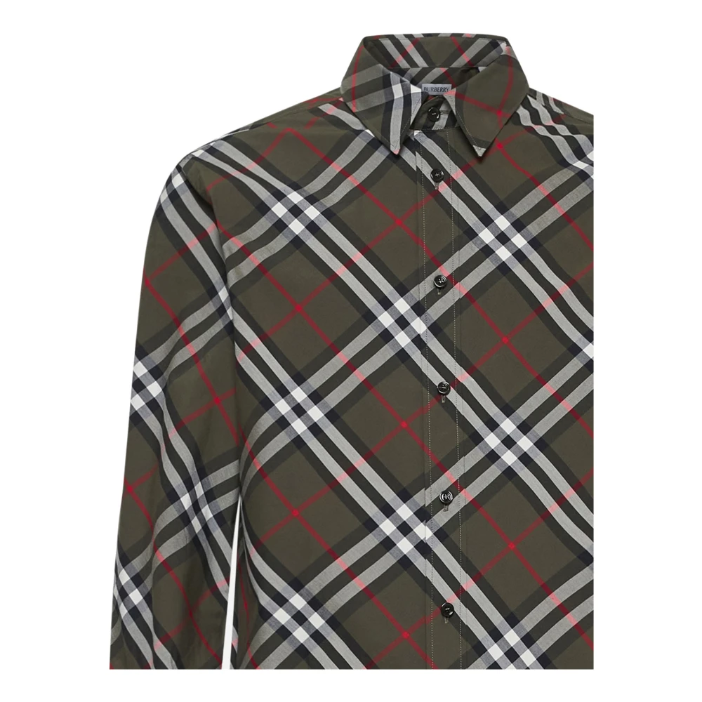 Burberry Stijlvolle Overhemden Brown Heren