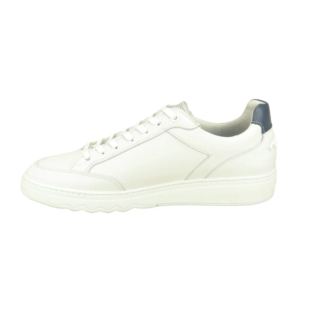 Floris van Bommel Witte Effen Sneaker Heren Schoenen