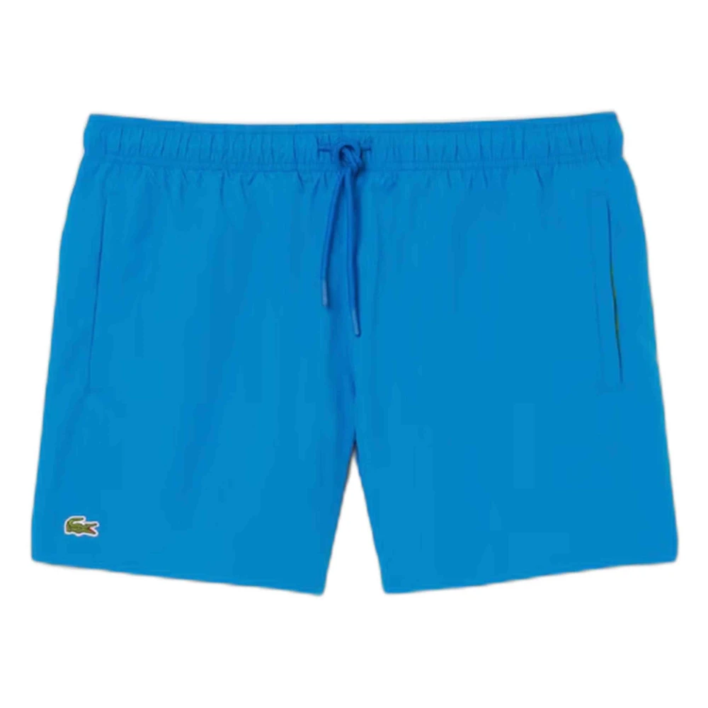 Lacoste Uomo Blu Costumi Da Bagno, L, New,