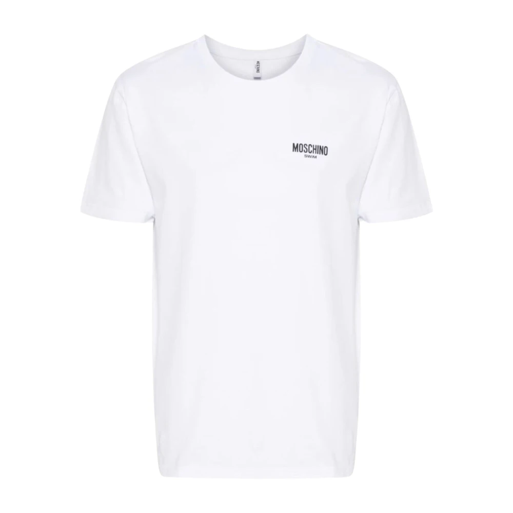 Moschino Mäns Underbear Toy T-shirt White, Herr