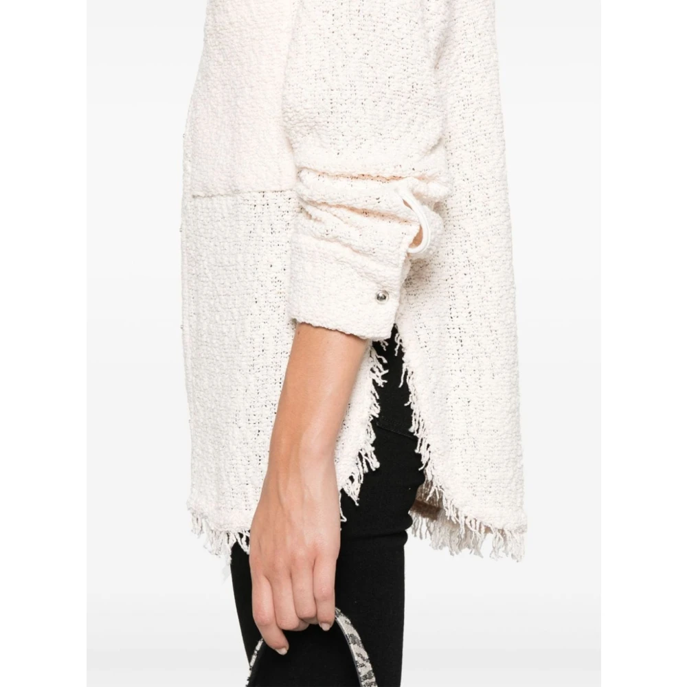 IRO Roze Tweed Bouclé Shirt Pink Dames