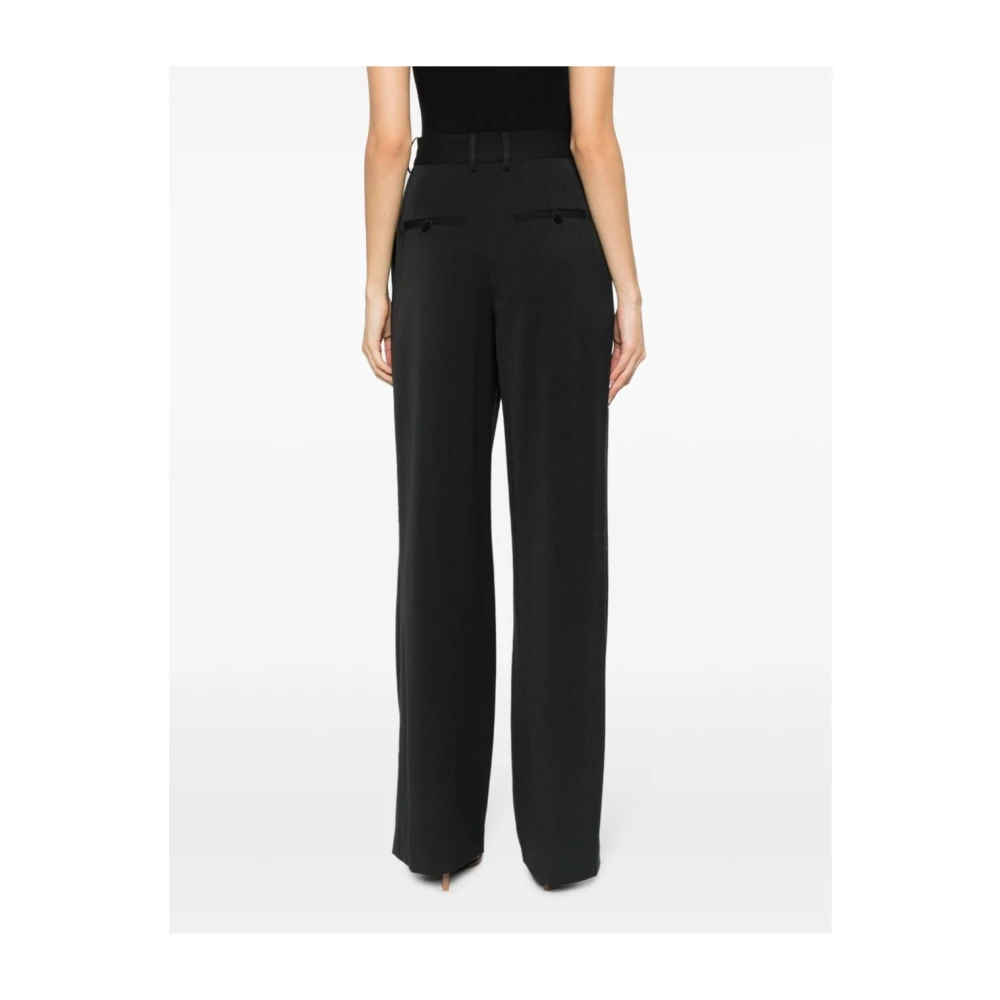 Staud Wijde Plooi Luisa Broek Black Dames