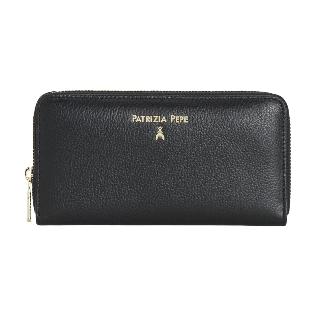 Patrizia Pepe Donna Nero Portafoglio Classico Con Zip Around