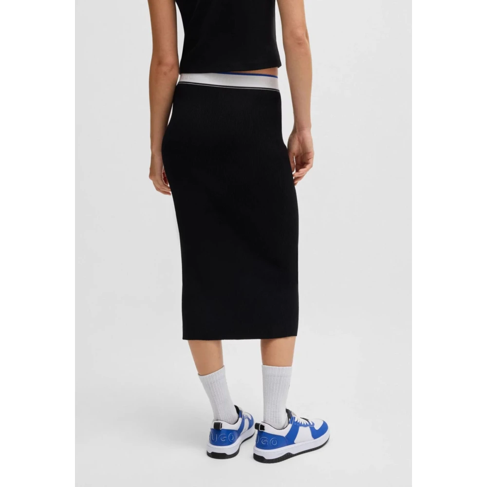Hugo Boss Stijlvolle Saformie_B Rok Black Dames