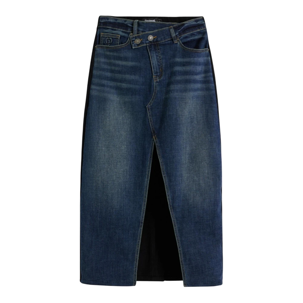 Skirts > Denim Skirts - - Desigual - Modalova