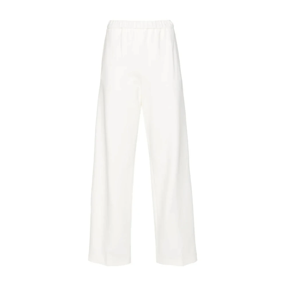 Fabiana Filippi Women's White Stylish Wide Trousers - Wide Trousers - S - Trousers