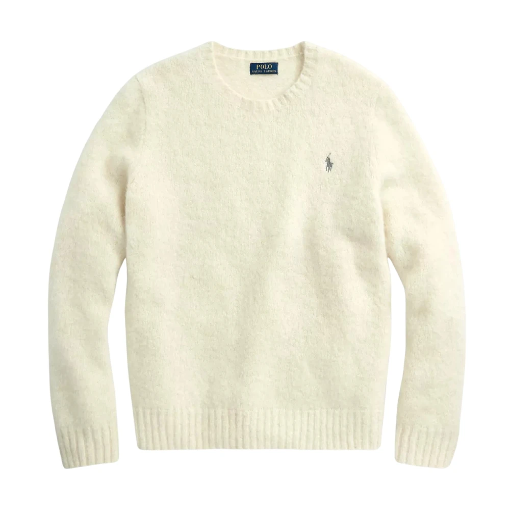 Ralph Lauren Beige trui met geborduurd logo Beige Heren