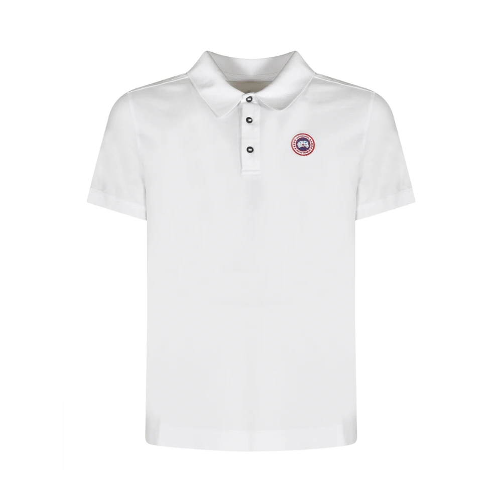 Canada Goose Witte T-shirts en Polos White Heren