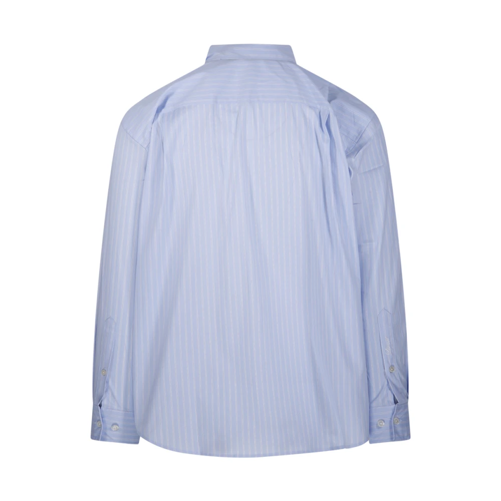 Dunst Skyblue Stripe Oversized Shirt Blue Heren
