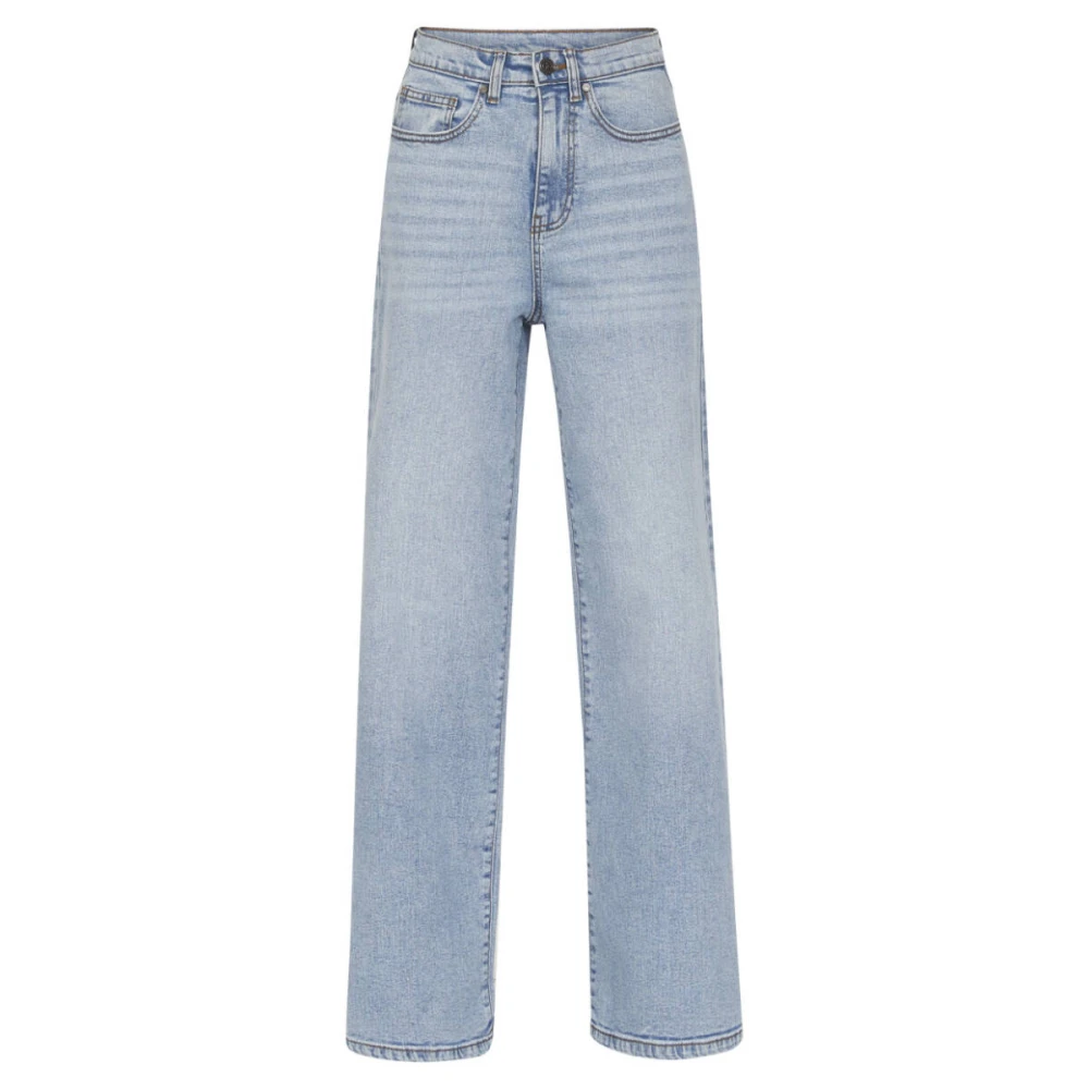 Sisters Point Stijlvolle Denim Jeans Blue Dames