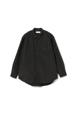 black-jacquard-shirt-classic-style