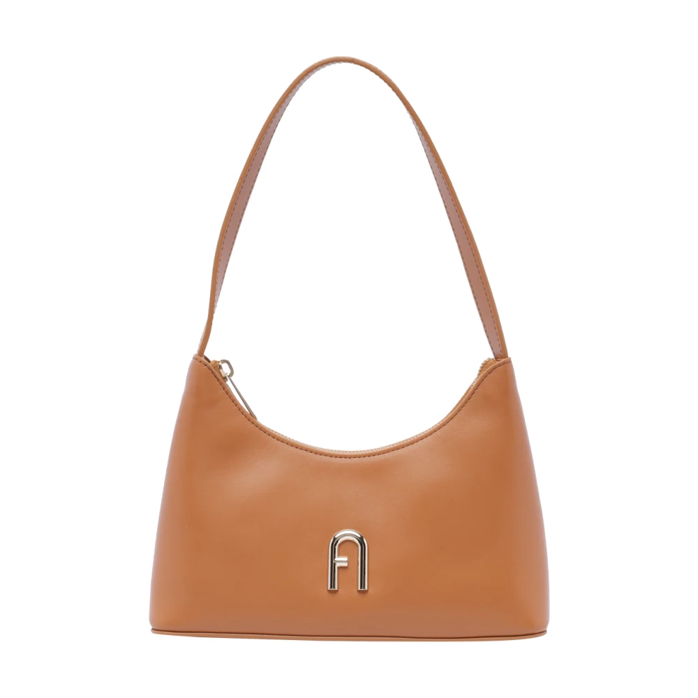 Furla Bruine Schoudertas Brown Dames