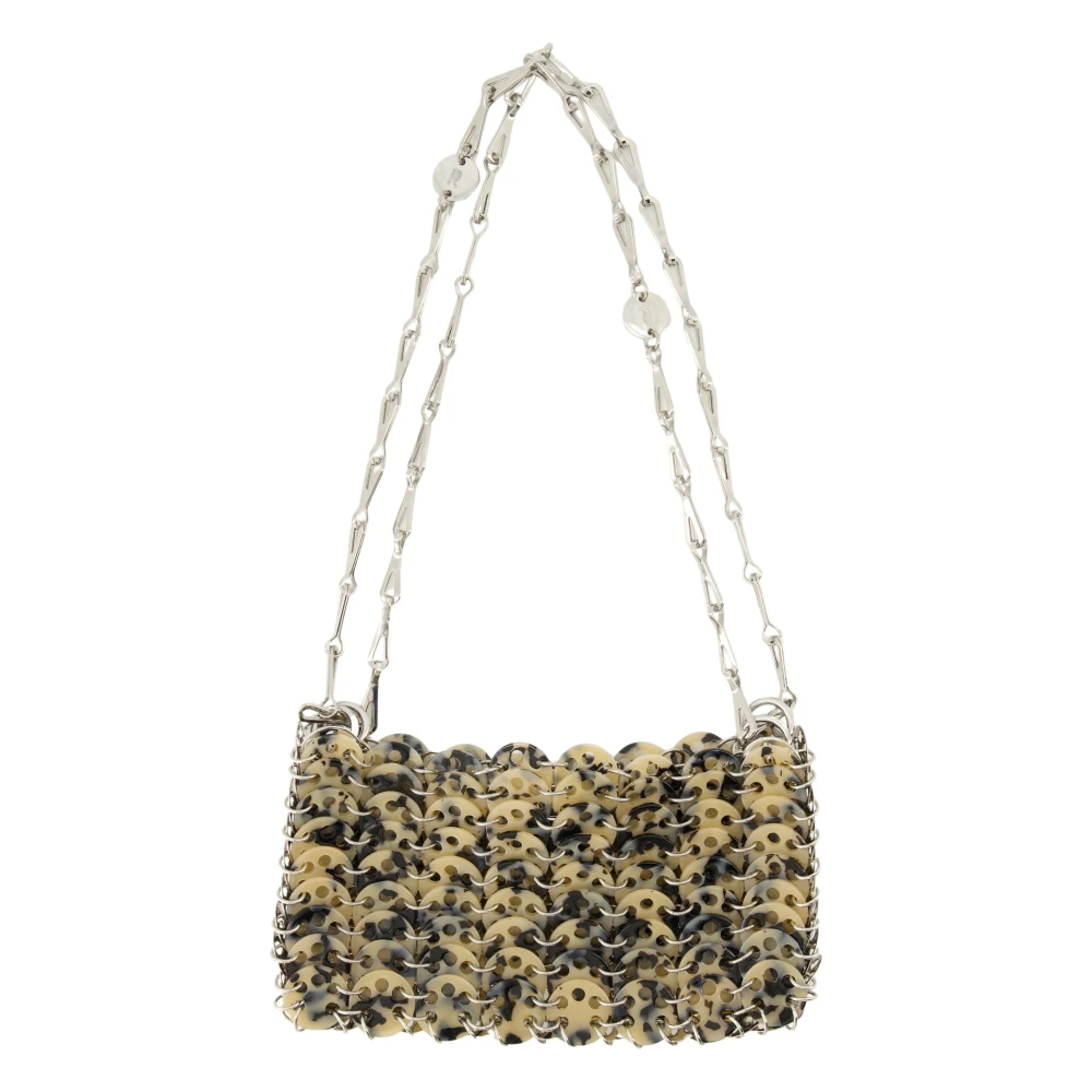 Rabanne Women's Gray Iconic 1969 Nano Bag - Shoulder Bags - One Size - Bags