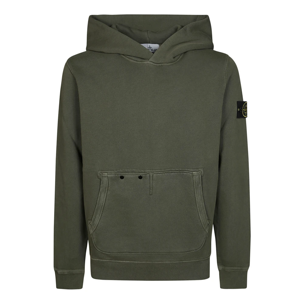 Stone Island Cappuccio hoodie in trendy stijl Green Heren