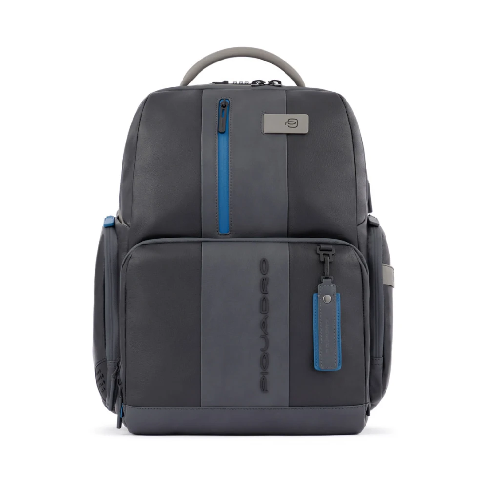 Piquadro Men's Black Fast-Check Laptop Backpack 15,6