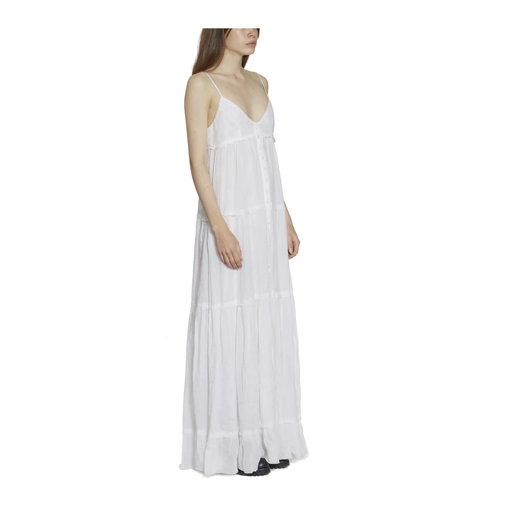 Dondup Dag Maxi -jurk White Dames