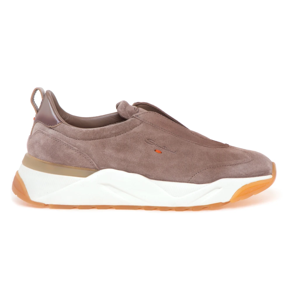 Santoni Sneakers Dames Schoenen Beige